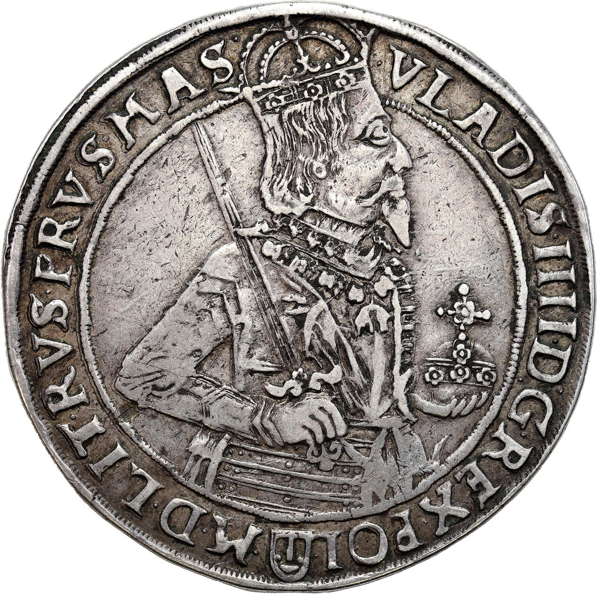 Władysław IV Waza. Talar 1634, Bydgoszcz - RZADKOŚĆ R5